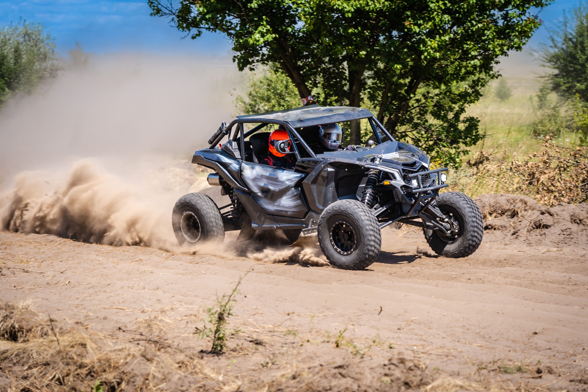 UTV buggy and 4x4 in the action. Rally, extreme, adrenalin